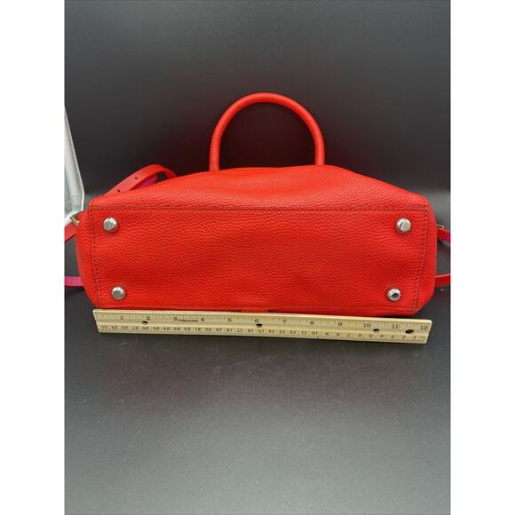 Rare - Milly Shoulder Leather Coral Red. - Picture 10 of 15